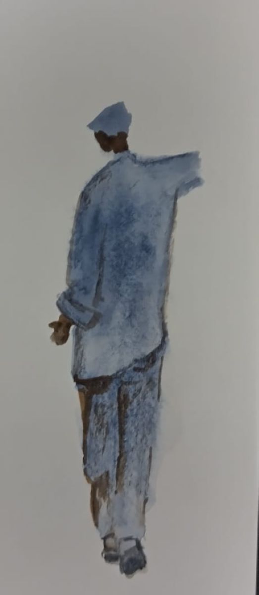 Watercolor rendition of youth